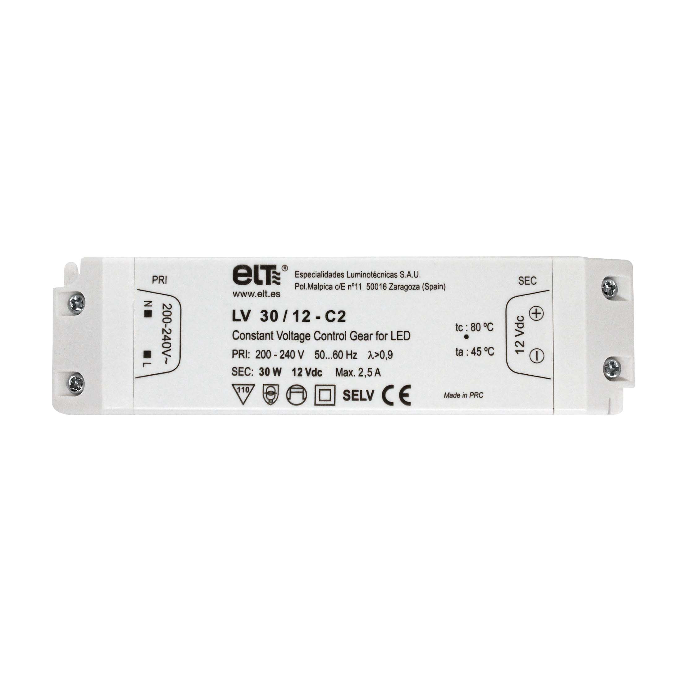 80DR03012E_alimentation_elt_30w_12v_IP20