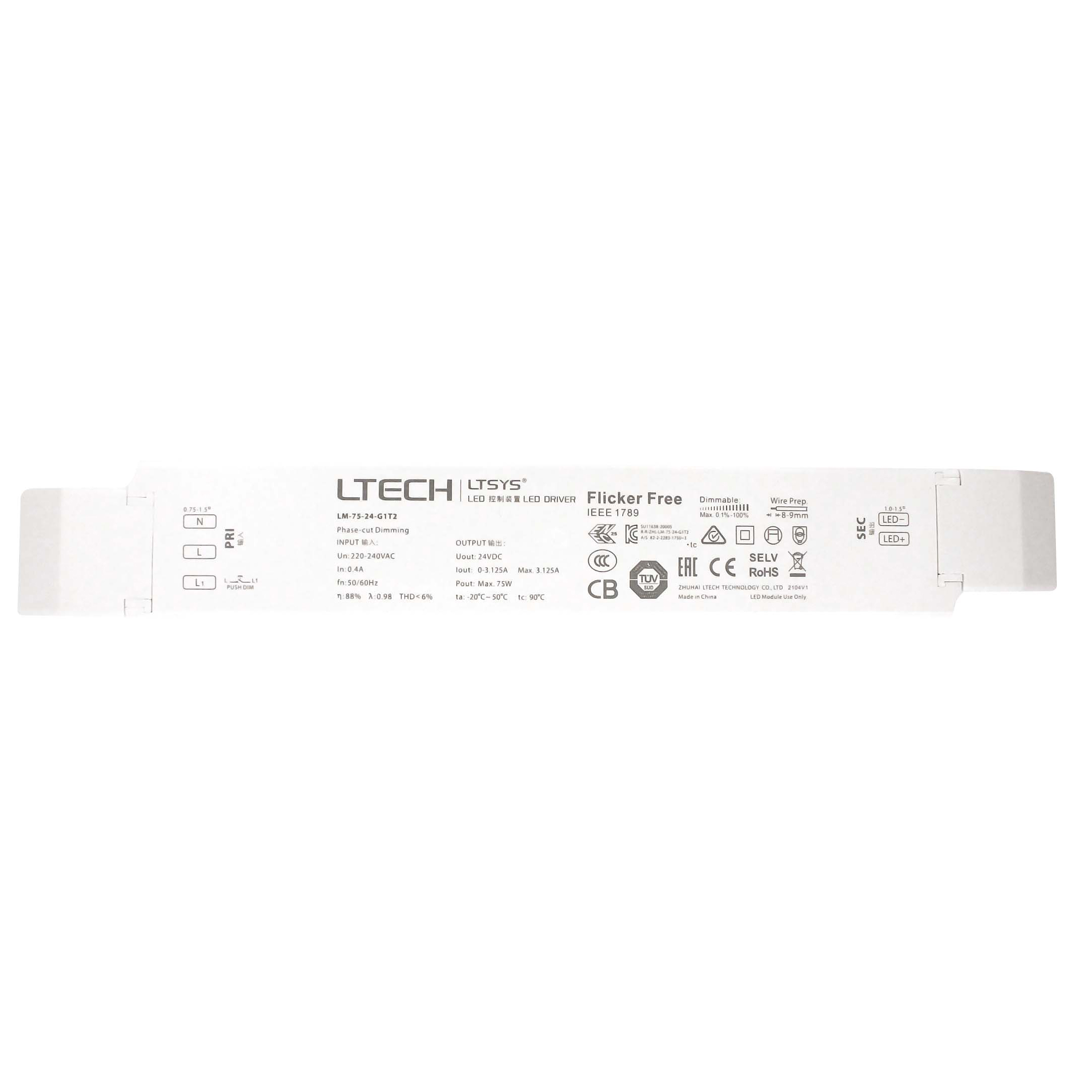 80DR07524TRIACLT_alimentation_push_triac_75w_24v_IP20