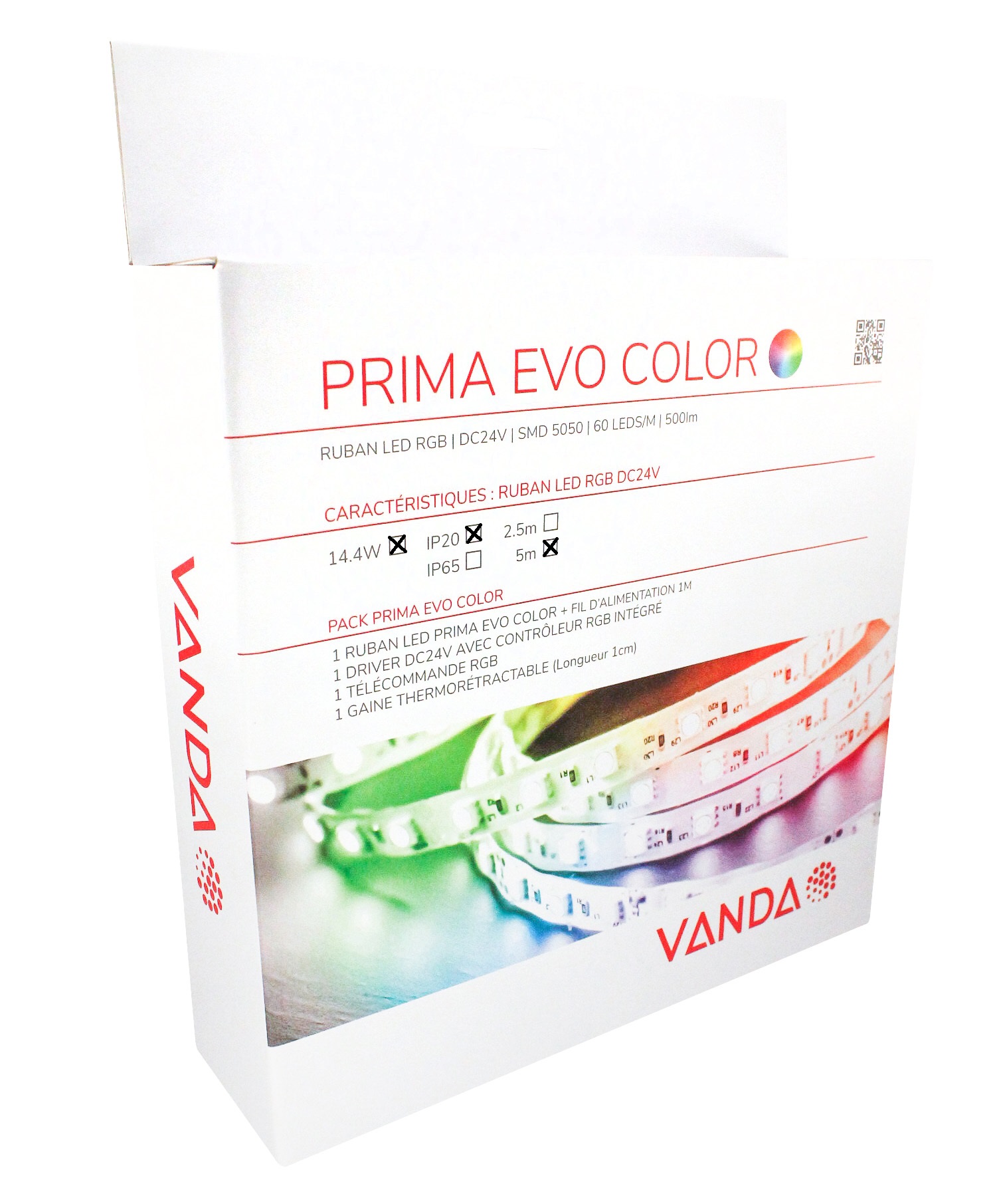 P20RGB1450_pack_ruban_led_5m_alimentation_prima_evo_color_14.4w_24v_RGB_IP20
